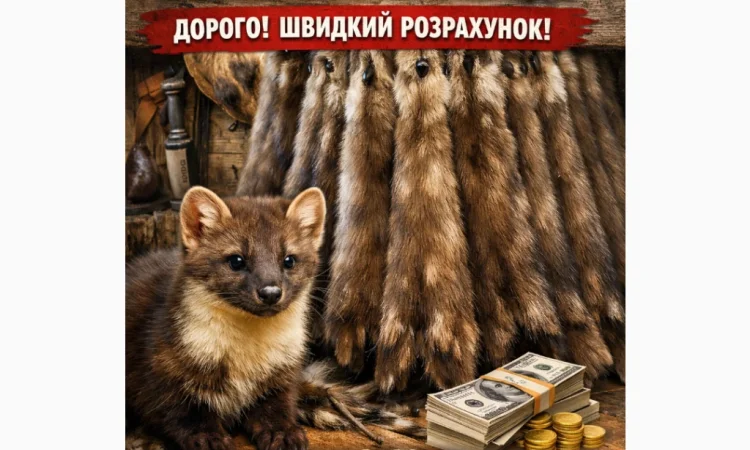 Куплю шкурки куницы и других животных - фото № 1