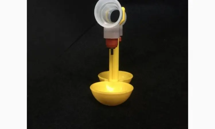 Подвійна ніппельна поїлка для перепілок - фото № 4