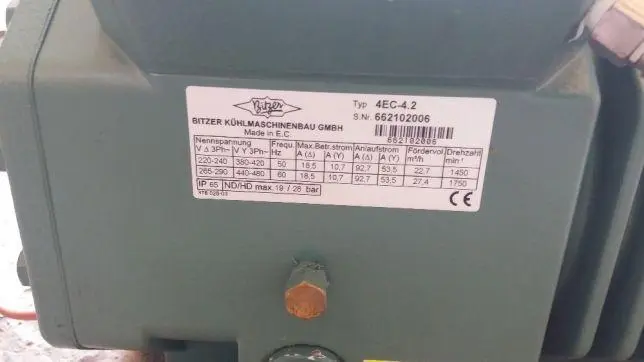 Продам холодильный компрессор Bitzer 4EC 4.2Y - фото № 2
