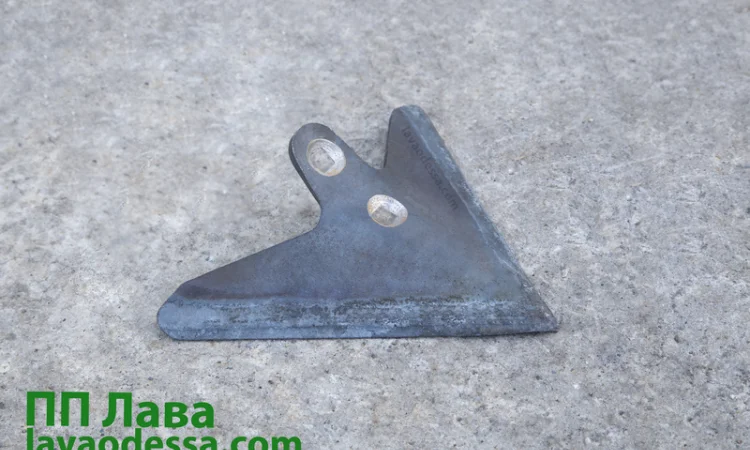 Лапа культиватора КПС 5.3 (220 мм) наплавлена Одеська геометрія - фото № 4