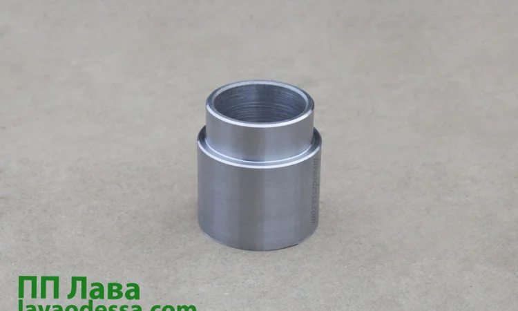 Втулка БДВП Краснянка (круглий отвір) нового зразка з однією проточкою, лита сталева - фото № 1