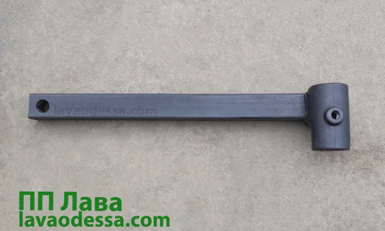 Стійка колеса ПНУ 06.030 (квадрат 50х50 ПЛН 5-35; ПНБ 5-40) L=600 мм, з кронштейном - фото № 3