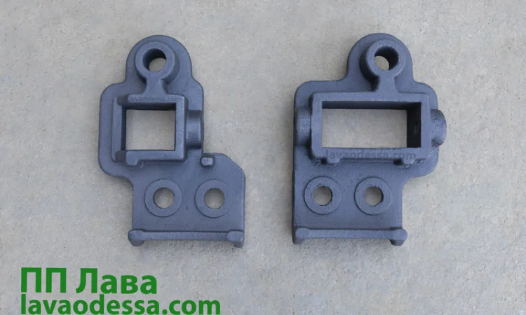 Кронштейн ПТУ 05.319 з прямокутним отвором, литий за випалюваною моделлю (ПЛН 3-35) - фото № 4
