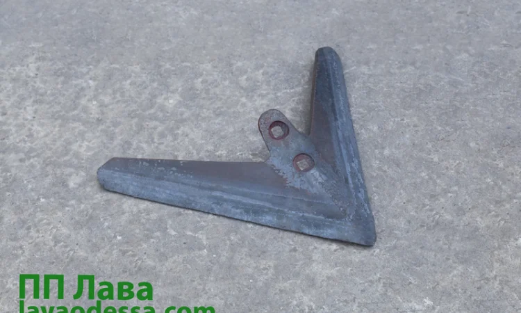 Лапа культиватора КПС 5.5 (330 мм) наплавлена Одеська геометрія - фото № 2