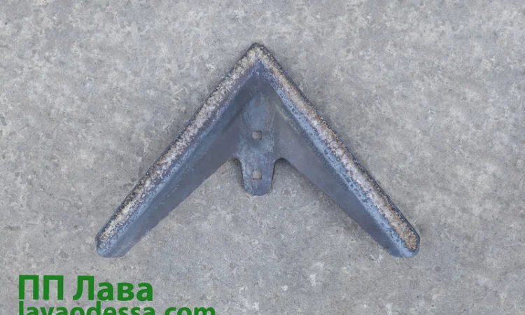 Лапа культиватора КПС 5.5 (330 мм) наплавлена Одеська геометрія - фото № 3