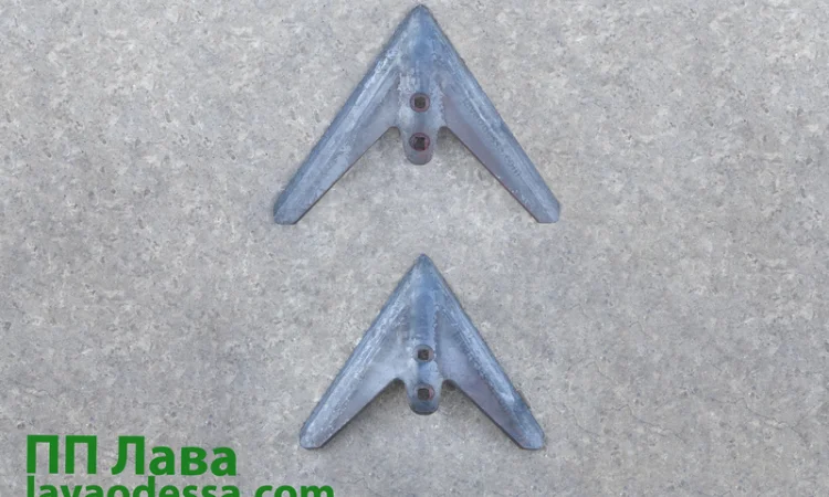 Лапа культиватора КПС 5.5 (330 мм) наплавлена Одеська геометрія - фото № 4