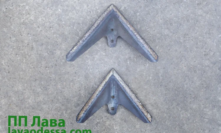 Лапа культиватора КПС 5.5 (330 мм) наплавлена Одеська геометрія - фото № 5