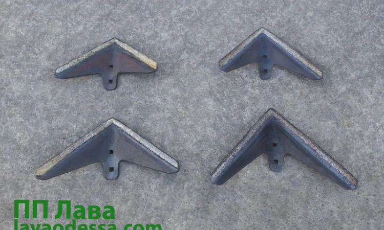 Лапа культиватора КПС 5.5 (330 мм) наплавлена Одеська геометрія - фото № 7
