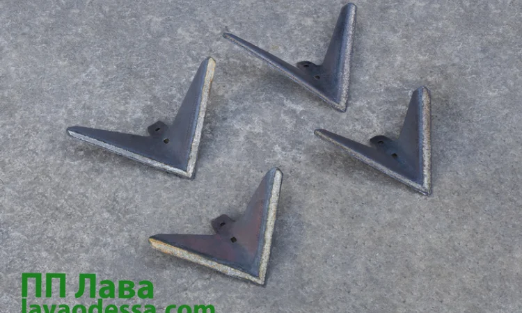Лапа культиватора КПС 5.5 (330 мм) наплавлена Одеська геометрія - фото № 8
