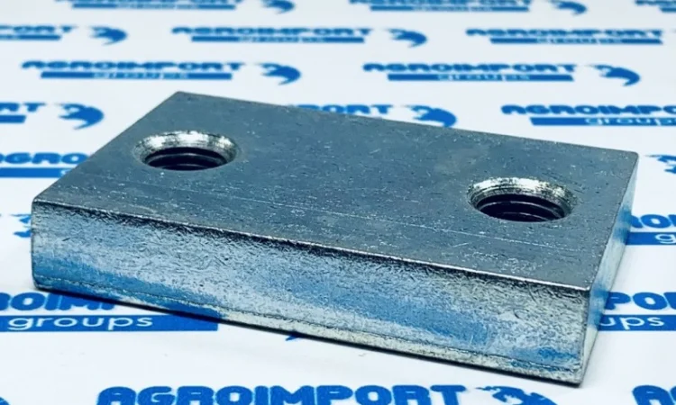 4598603 Пластина кріплення 60х15х90 2 отвора M16 (Lemken 4598603) - фото № 2