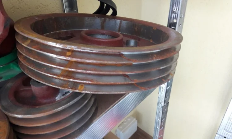 Шкив большой 4-х ременной косилки роторной - фото № 2