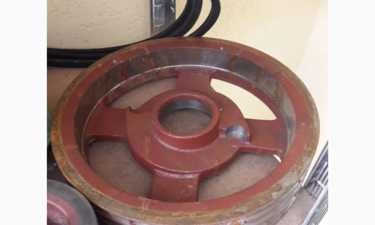 Шкив большой 4-х ременной косилки роторной - фото № 3