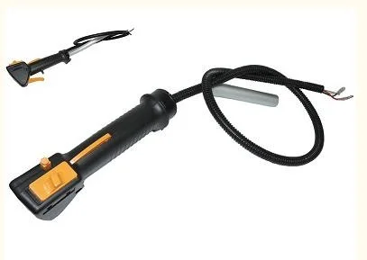 Ручка газу (кнопка на корпусі) (чорна) мотокоси Китай 40/44, код 123566N - фото № 1