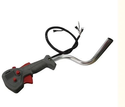 Ручка газу (під електрозапуск) (сіра) мотокоси Vitals, код 178862SL - фото № 1
