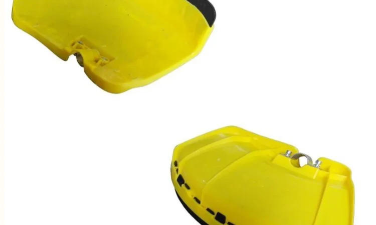 Кожух захисний (у зборі) (d=28 мм, пластина) (жовтий) мотокоси 40/44, код 196375 - фото № 1