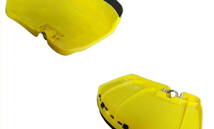 Кожух захисний (у зборі) (d=26 мм, пластина) (жовтий) мотокоси 40/44, код 196374 - фото № 1