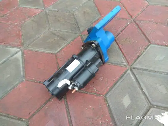 Переоборудование погрузчика Амкодор 332А с двигателем А-01 под стартер - фото № 1