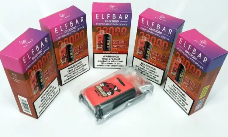 Електрона сигарета ELF BAR 5% на 23000 тяг (Вишня Кола) - фото № 5
