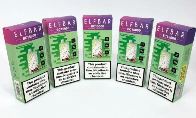 Э-сигарета ELF BAR 5% 15000 тяг, Киви Маракуйя Гуава - фото № 3