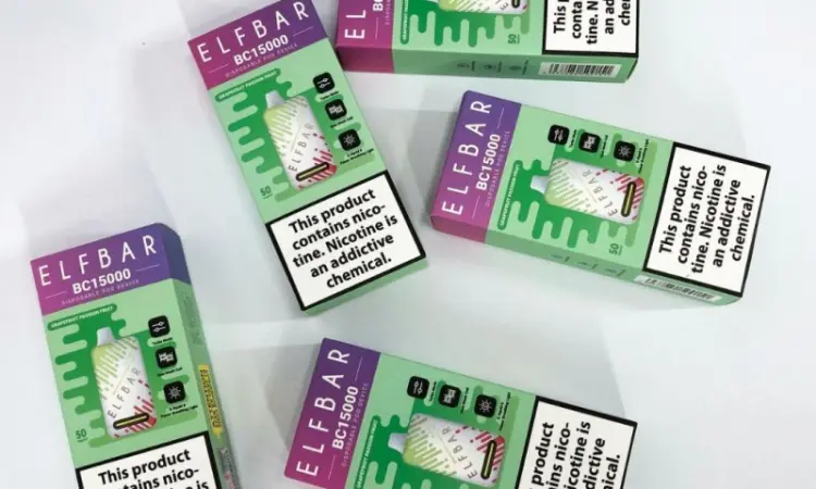 Э-сигарета ELF BAR 5% 15000 тяг, Грейпфрут Маракуйя - фото № 3