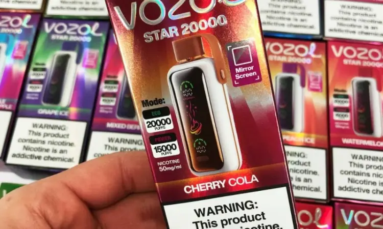 Сигарета Vozol Star 20000 тяг • Вишня • Кола • - фото № 2