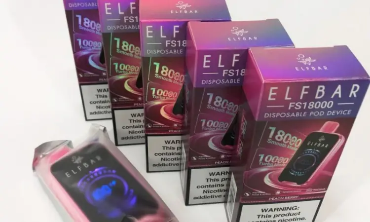 ПОД-система ELF BAR FS 18000 тяг 5%. Персик Ягоди - фото № 2