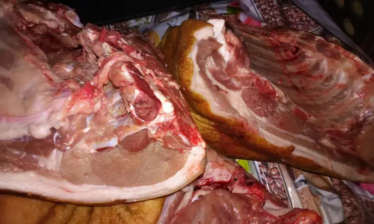 Продам мясо домашних свиней свинина необрезная - фото № 2