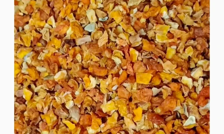 Сушений гарбуз кубиками 3х3х3 мм та 10х10х10 мм - фото № 1