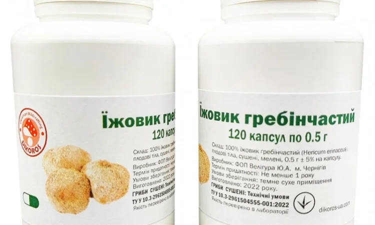 Продаж Їжовик гребінчастий в капсулах - фото № 3