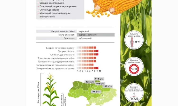 Насіння кукурудзи Руні ФАО 320 - фото № 1