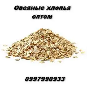 Хлопья овсяные (Геркулес) в мешках оптом. Доставка по Украине - фото № 1
