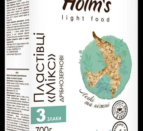 Хлопья "МИКС" из смеси 3 злаков - фото № 1