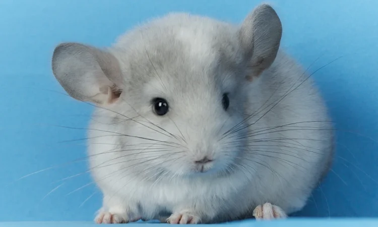 Пропонується маленький шиншилла - білий фіолетовий - фото № 5