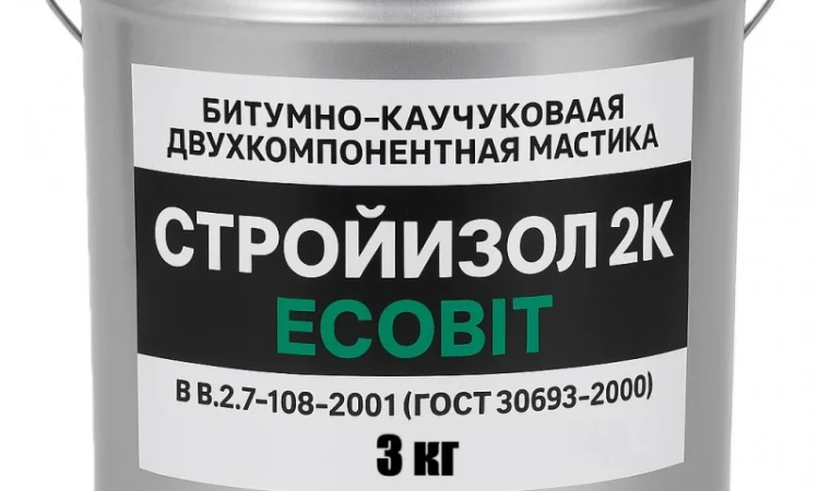 Битумная грунтовка 3,0 л для обработки минеральных поверхностей - фото № 1