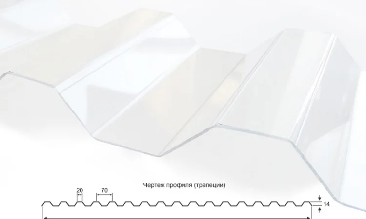 Профільований полікарбонат для навісів та будівель - фото № 5