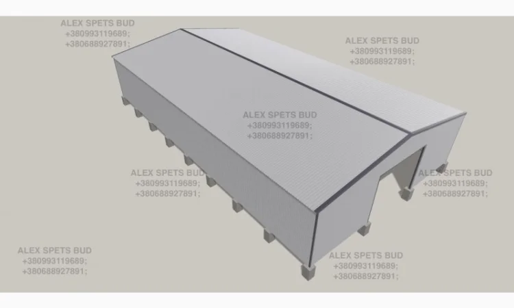 Построим ангар под ключ 18х30, 18х40, 18х50 без центральных колонн - фото № 5