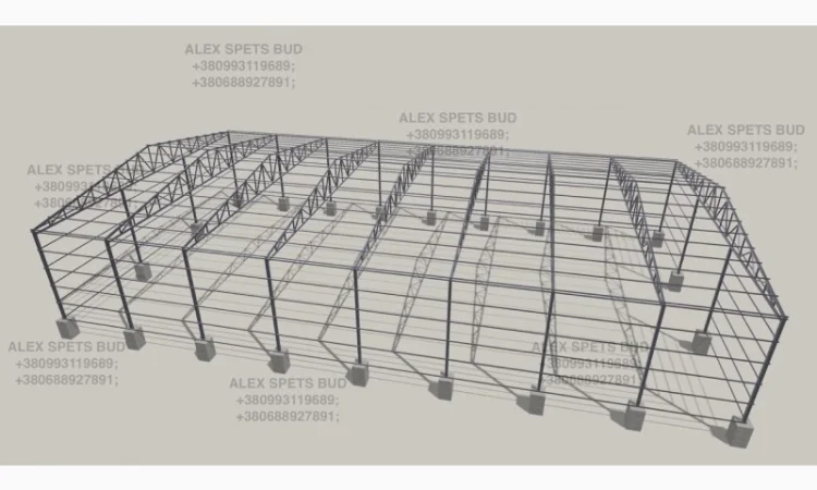 Построим ангар под ключ 18х30, 18х40, 18х50 без центральных колонн - фото № 8