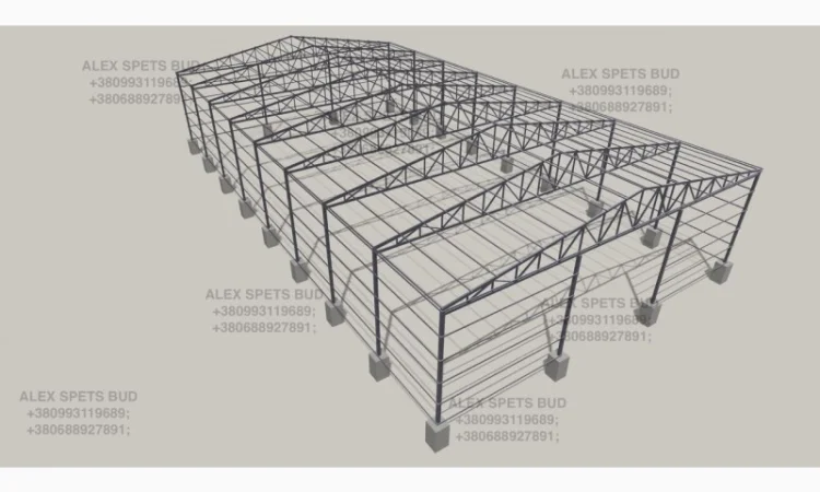 Построим ангар под ключ 18х30, 18х40, 18х50 без центральных колонн - фото № 9