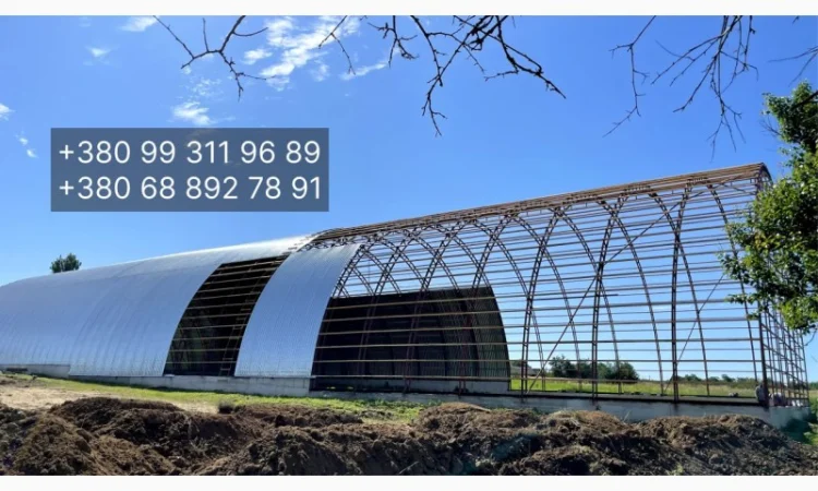 Строительство ангаров и зерносховищ под ключ в Днепре от 2200 грн/м² - фото № 1