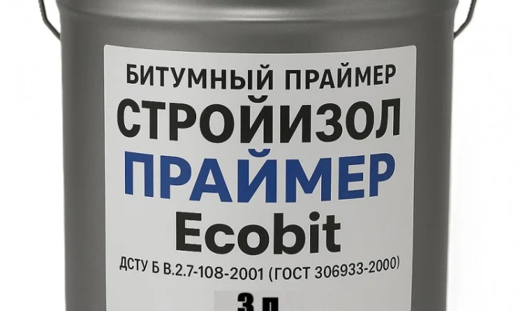 Битумная грунтовка 3,0 л для обработки минеральных поверхностей - фото № 2