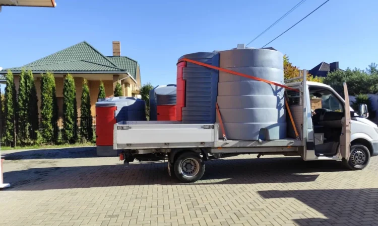 Резервуар 5000л двостінний для дизельного пального з механічним лічильником - фото № 3