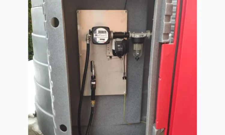 Резервуар 5000л двостінний для дизельного пального з механічним лічильником - фото № 5