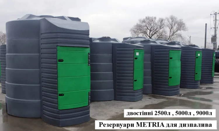 Резервуар 9000л двостінний METRIA для дизельного пального - фото № 8