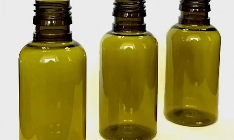 Цветные пластиковые флаконы 50 мл - фото № 6