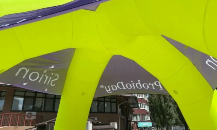 Палатка надувная тент для уличного маркетинга - фото № 7