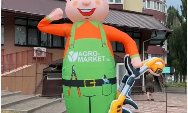 Человек машет на дороге - фото № 1