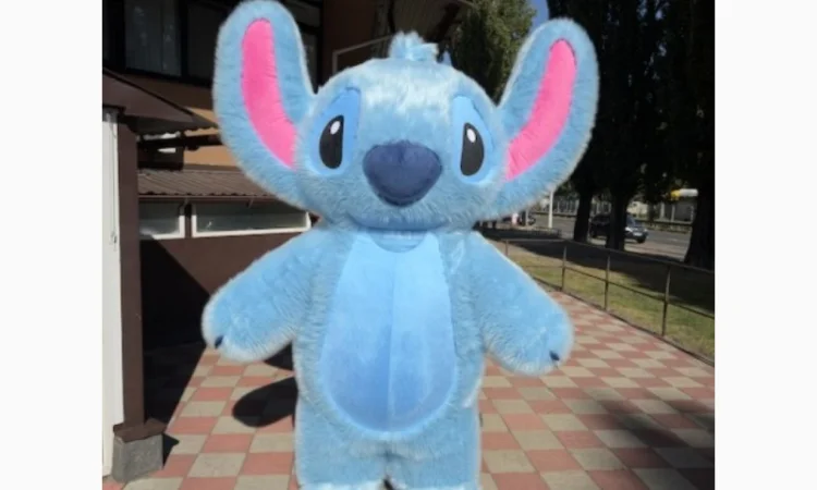 Костюм Стич надувной аниматору 250 см детские праздники - фото № 4