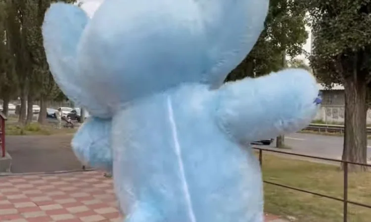 Костюм Стич надувной аниматору 250 см детские праздники - фото № 6