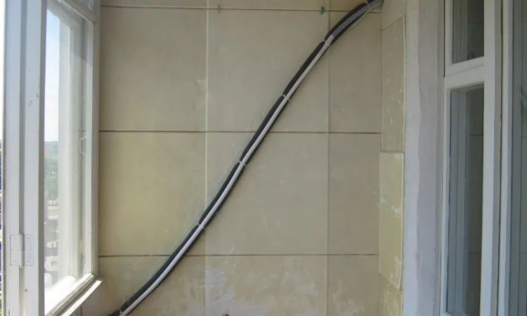 Монтаж магистрали для кондиционера в Крюковщине - фото № 6