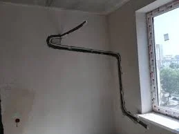 Установка кондиционера: закладка магистрали во время ремонта - фото № 3